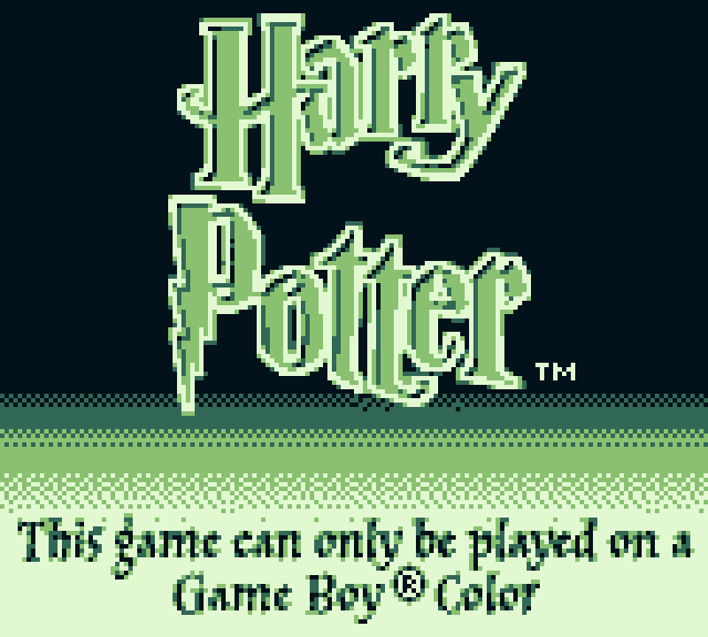 Error displayed when the game is inserted into a system not compatible with the Game Boy Color.